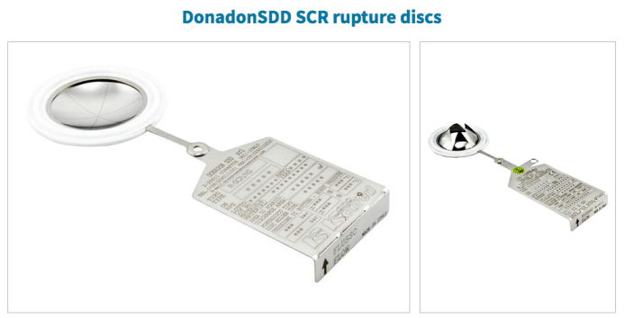 dischi di rottura Donadon sdd