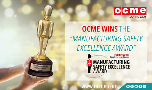 Ocme - premio Manufacturing Safety Excellence Awards